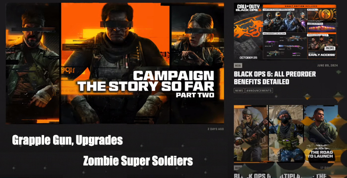 Black Ops 6: Grapple Gun, Upgrades & Zombie Super Soldiers
